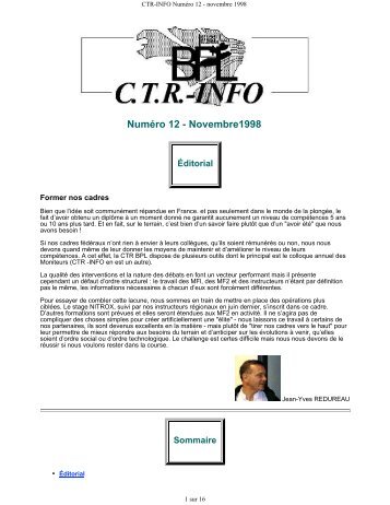 CTR info - Commission technique régionale Bretagne et Pays de la ...