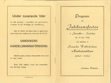 Folkskolan 100 år, 1942 - 150 års jubileum