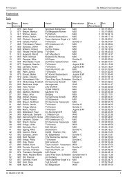 Ergebnisse Mittsommernachtslauf 2013 - 5000m - TV Konzen