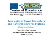 Topologies of Power Converters and Renewable Energy Systems