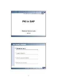 PKI in SAP - DFN-CERT