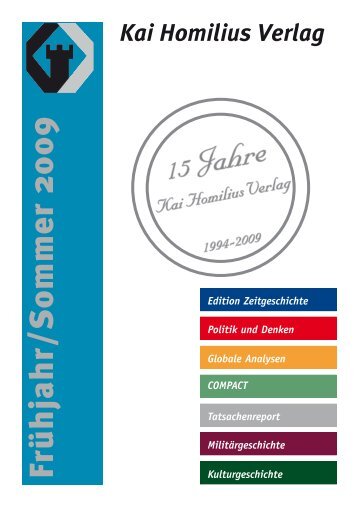 15 Jahre - Kai Homilius Verlag