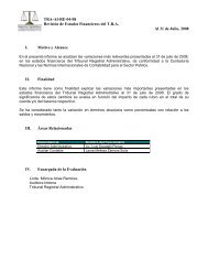 Informe Auditoría - Estados Finacieros 2011.pdf - Tribunal Registral ...