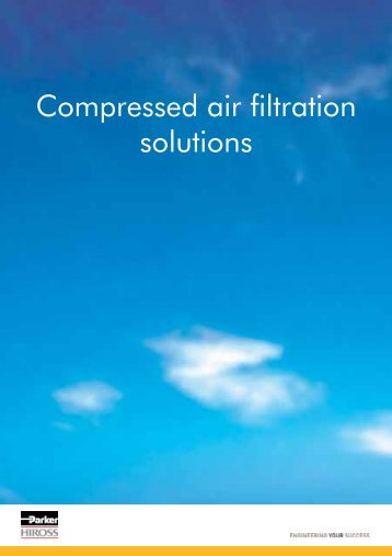 Compressed air filtration solutions - Air Bonaita