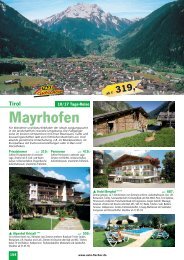 Mayrhofen - Auto Fischer Reisen