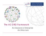 Information Model - Acord