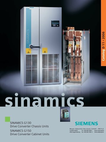 Siemens Sinamics G130/G150 - MEYER Industrie-Electronic GmbH