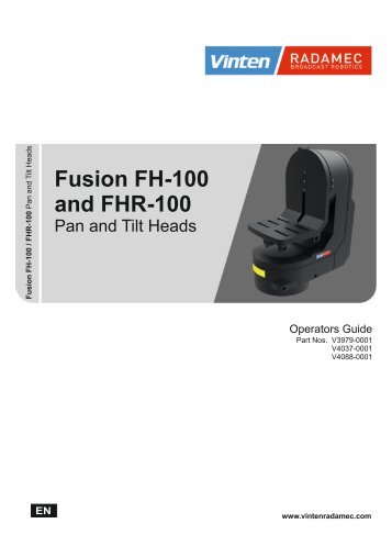 Fusion FH-100 and FHR-100 - Vinten Radamec