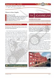 Newsletter 11/2004 - joanneum racing