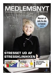 STRESSET UD AF STRESSKLINIKKEN - Det Faglige Hus