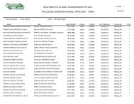 relatÃ³rio de alunos cadastrados em 2013 faculdade ... - FIBRA.