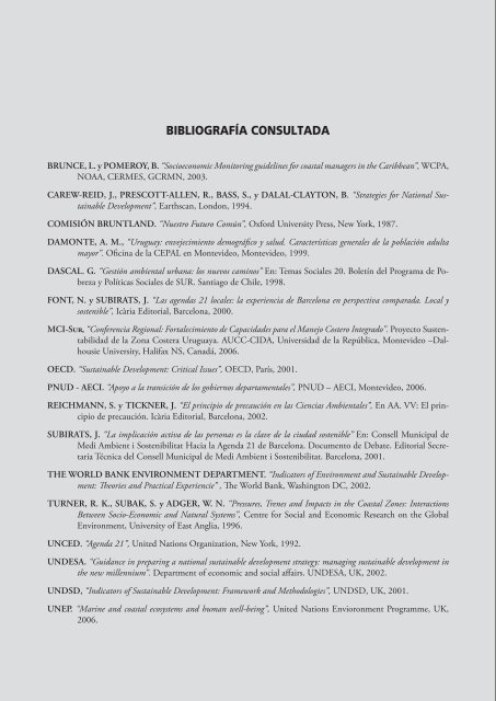 Zona costera uruguaya percepciÃ³n de los asuntos prioritarios