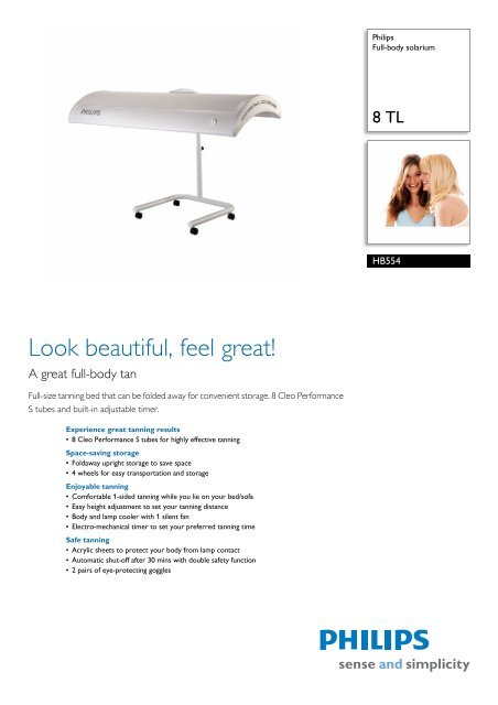 HB554/01 Philips Full-body solarium