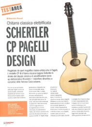 Chitarra classica elettrificata - schertler guitars