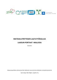 Laatutyokalut laadun portaat - Maaseutupolitiikka