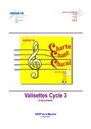 Valisettes Cycle 3 - CRDP Basse-Normandie