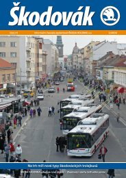 Na trh míří nové typy škodováckých trolejbusů - Škoda Holding, a.s.