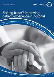 Feeling better? Improving patient experience in hospital