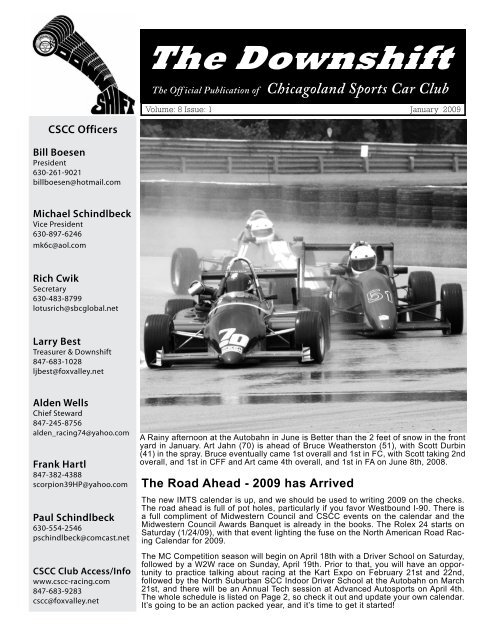 Newsletter 3 - Chicagoland Sports Car Club