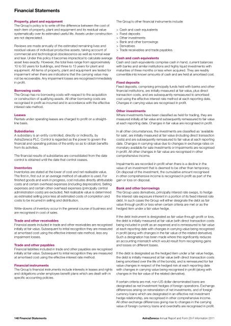 AstraZeneca Annual Report and Form 20-F Information 2011