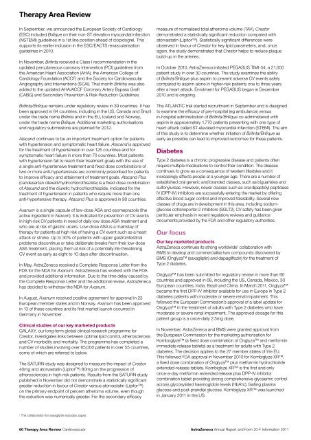 AstraZeneca Annual Report and Form 20-F Information 2011