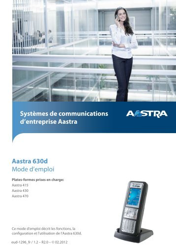 eud-1296_fr/1.2 - Aastra 630d - TL systÃ¨mes
