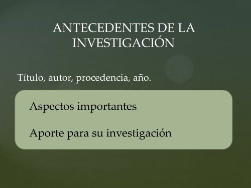 presentaciÃ³n y defensa del anteproyecto de investigaciÃ³n