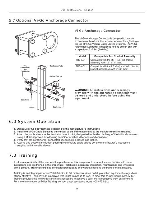 Vi-Go Systems Manual - Miller Fall Protection