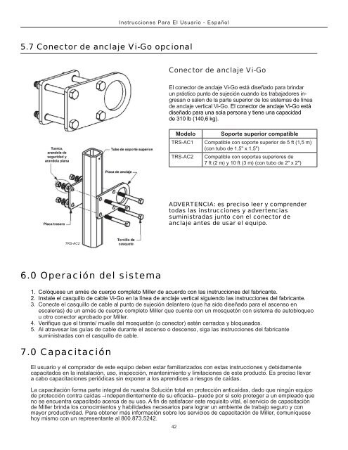 Vi-Go Systems Manual - Miller Fall Protection