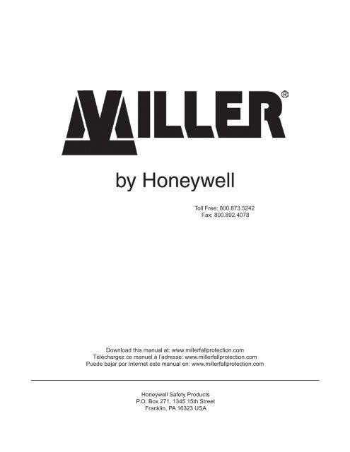 Vi-Go Systems Manual - Miller Fall Protection