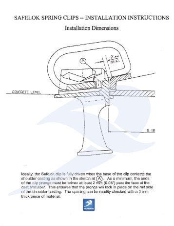 SAFELOK Spring Clip Installation Instructions 01 ... - Pandrol USA