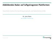 PAMIR â€“ Phased Array Multi-functional Imaging Radar