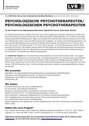 Psych Psychotherapeut AP 1_210512 - LVR-Klinik Viersen ...