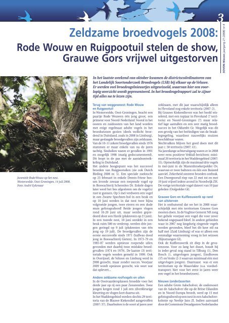 Sovon Nieuws 04-08 lr.pdf - SOVON Vogelonderzoek Nederland