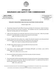 Contractors Check List - Office of Insurance and Safety Fire ...