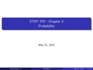 STAT 270 - Chapter 3 Probability - People.stat.sfu.ca