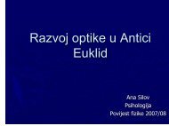 Razvoj optike u Antici; Euklid