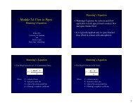 Module 3d: Flow in Pipes - Unix.eng.ua.edu
