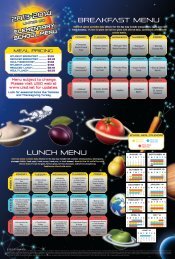 2013-2014 breakfast menu Lunch Menu - United Independent ...