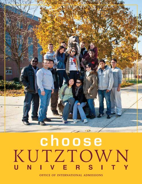 OFFICE OF INTERNATIONAL PROGRAMS - Kutztown University