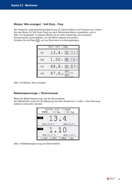 Inspector DiagnosegerÃ¤t Bedienhinweis 95990100 - Autoteilefrau.eu