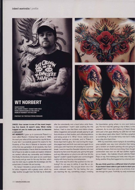 FREE ISSUE Tattoo Life Magazine English Language by Tattoo Life  Production  Issuu