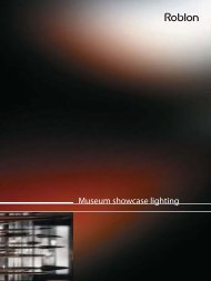 Museum showcase lighting