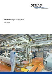 KBK Aluline light crane system - DEMAG Cranes & Components ...