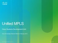 Network Transformation System Unified MPLS Mobile Transport ...