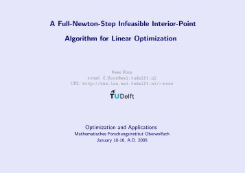 A Full-Newton-Step Infeasible Interior-Point Algorithm for Linear ...
