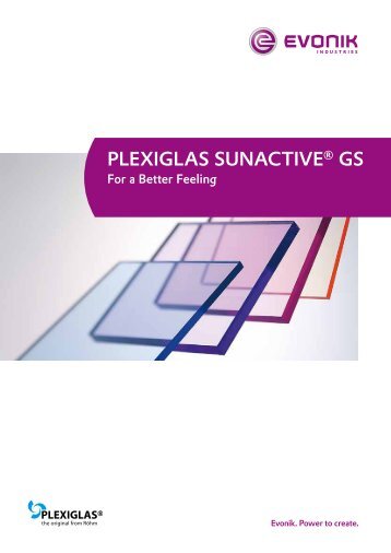 PLEXIGLAS SUNACTIVE GS