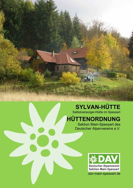 sylvan-hÃ¼tte - DAV Main Spessart