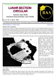 Vol 45, No 3, March 2008 - BAA Lunar Section