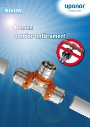 Persen zonder ontbramen - Uponor